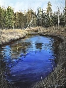 Painting of water scene