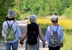 Three WOmen Walking