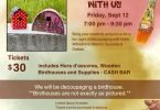 Poster for CSC birdhouse decoupage