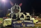 Udder Tournament cow and signage