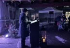 Stan reading at Bethell Hospice Light & Love