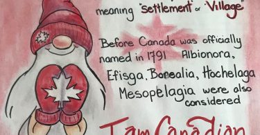 Canada Day cartoon