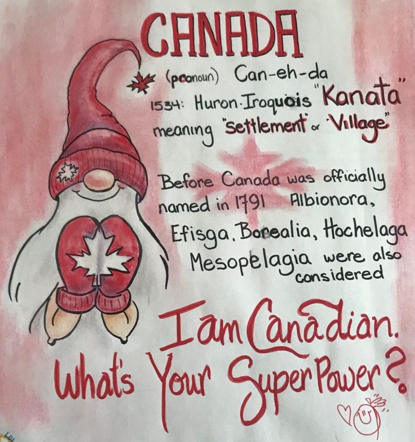 Canada Day cartoon