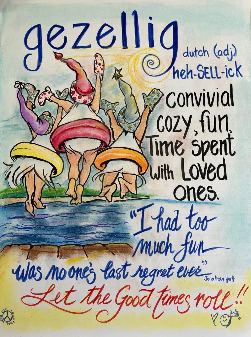 Gezellig cartoon
