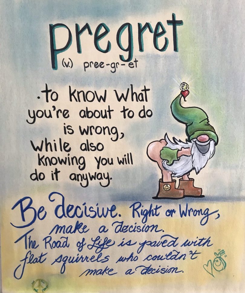 Cartoon for Pregret by joh