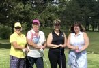 Linda Ford with other golfers