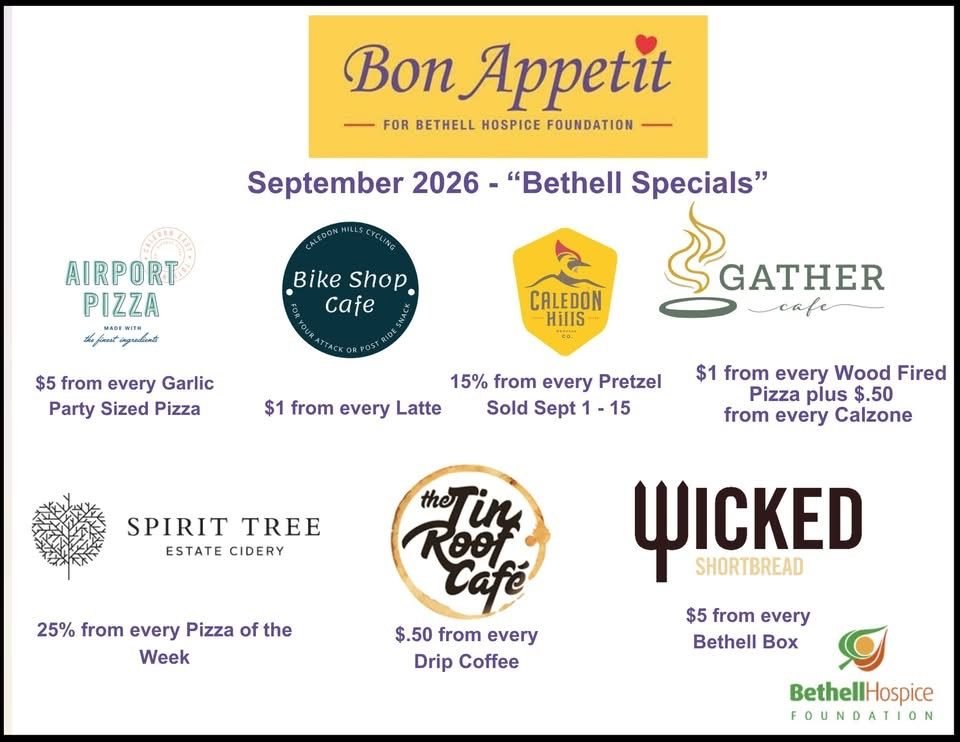 Bon Appetit for Bethell Hospice 2026