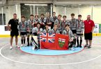 Caledon Kings team wearing medals